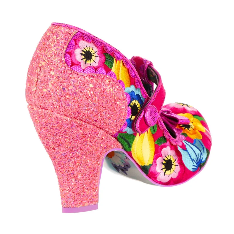Irregular Choice Pretty Pansy High Heel für Damen – Blassrosa