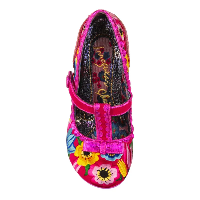 Irregular Choice Pretty Pansy High Heel für Damen – Blassrosa