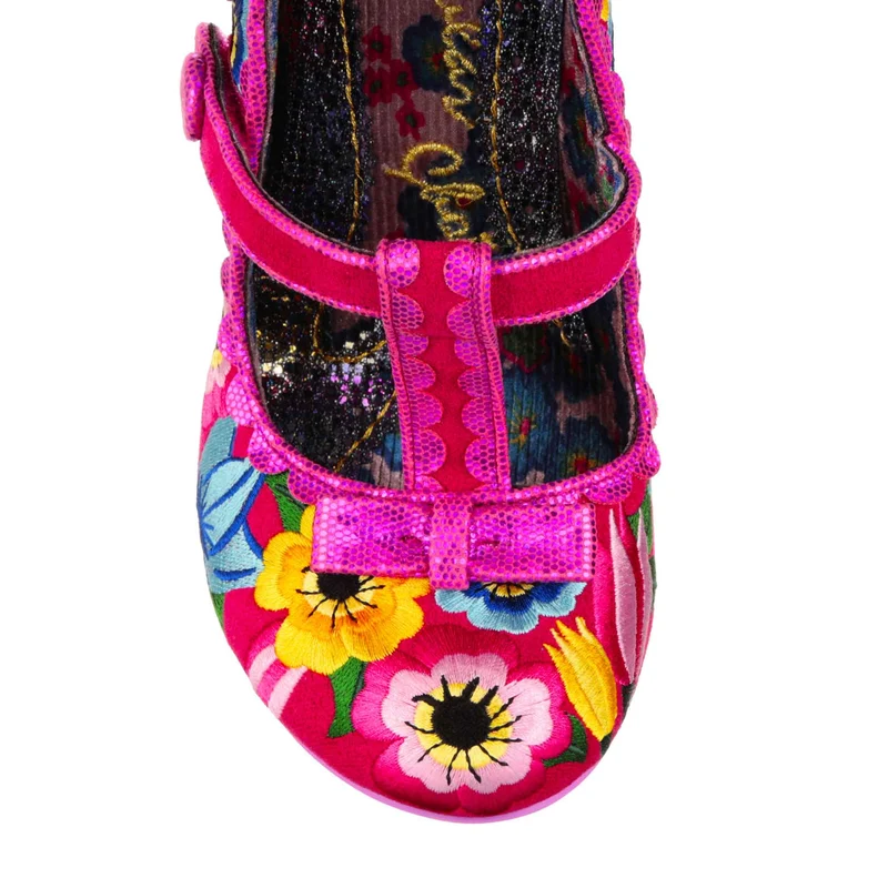 Irregular Choice Pretty Pansy High Heel für Damen – Blassrosa