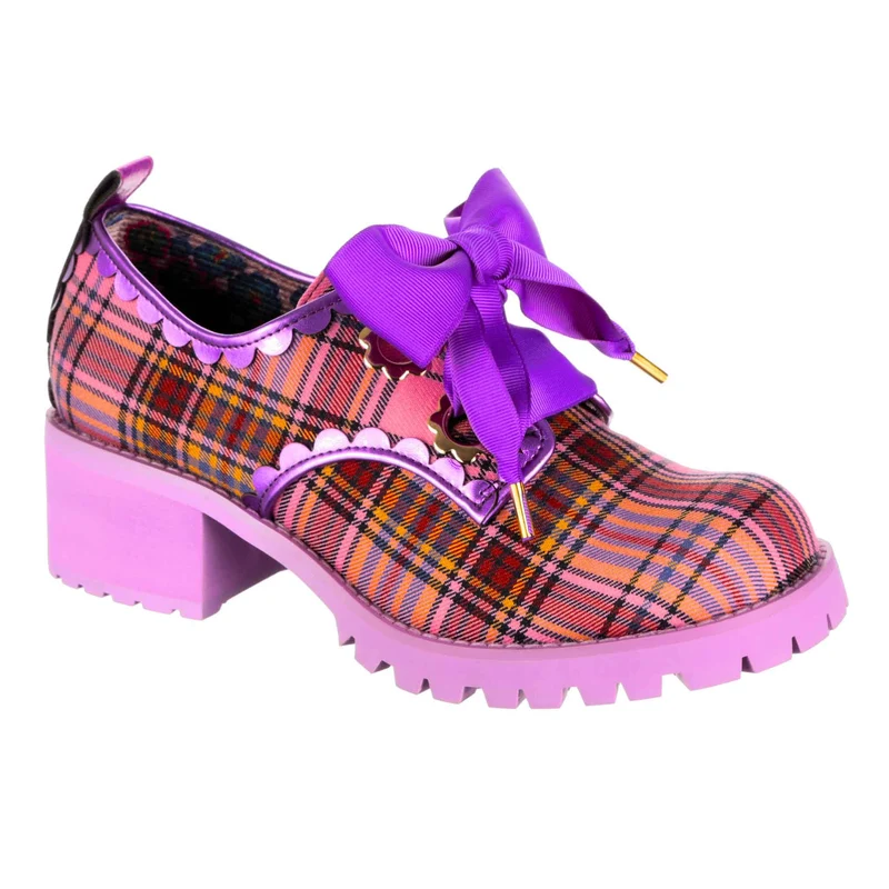 Irregular Choice Damen Class Act Schuh – Rosa