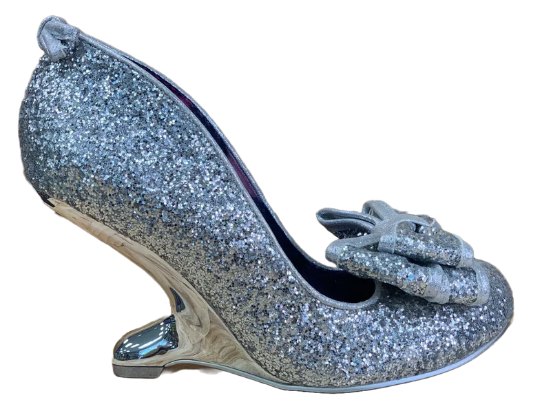 Irregular Choice Anna Seed Hochzeitsschuh mit hohem Absatz für Damen – Silber