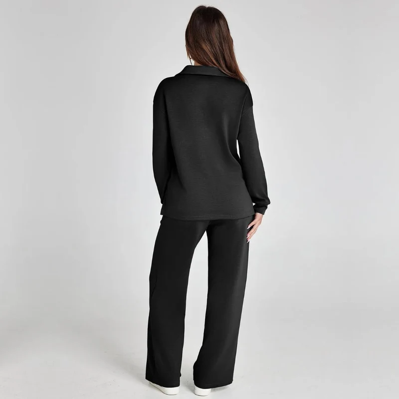 Weites Loungewear-Set Mit Weitem Bein - Joleen