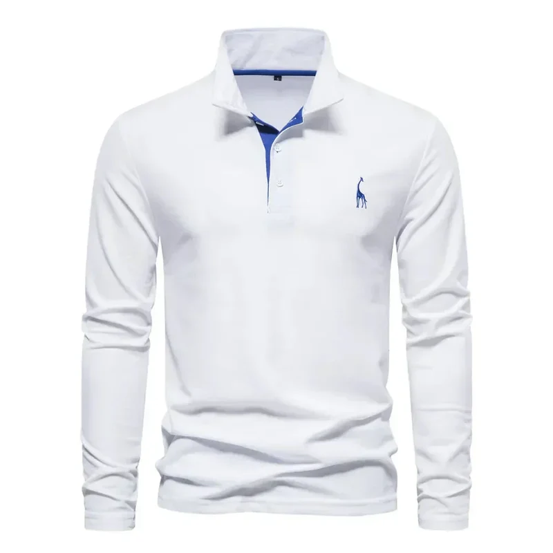 Klassiek Heren Poloshirt met Lange Mouwen - Felix