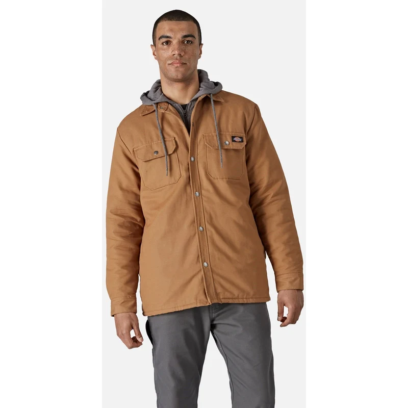 Dickies Herren-Entenhemdjacke – Braun