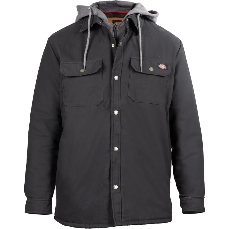 Dickies Entenhemdjacke für Herren – Schwarz