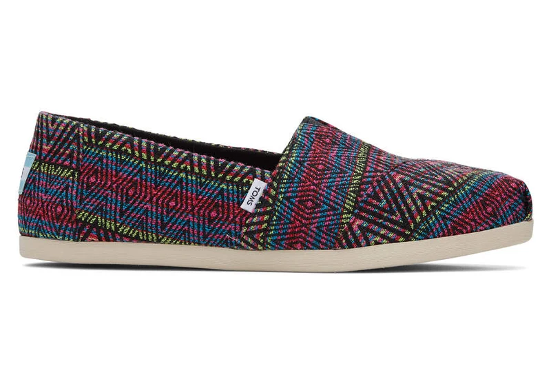 TOMS Damen Alpargata Global Woven Espadrille – Schwarz