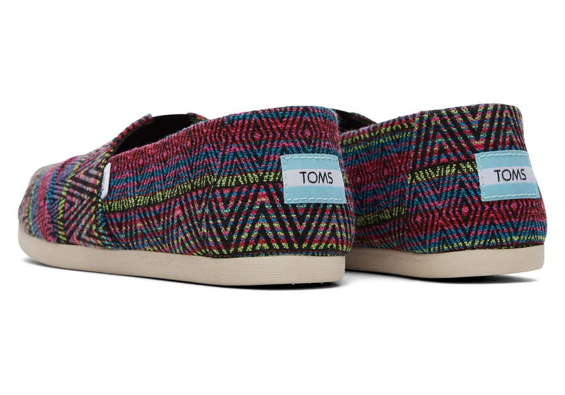 TOMS Damen Alpargata Global Woven Espadrille – Schwarz