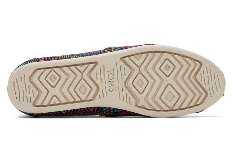 TOMS Damen Alpargata Global Woven Espadrille – Schwarz