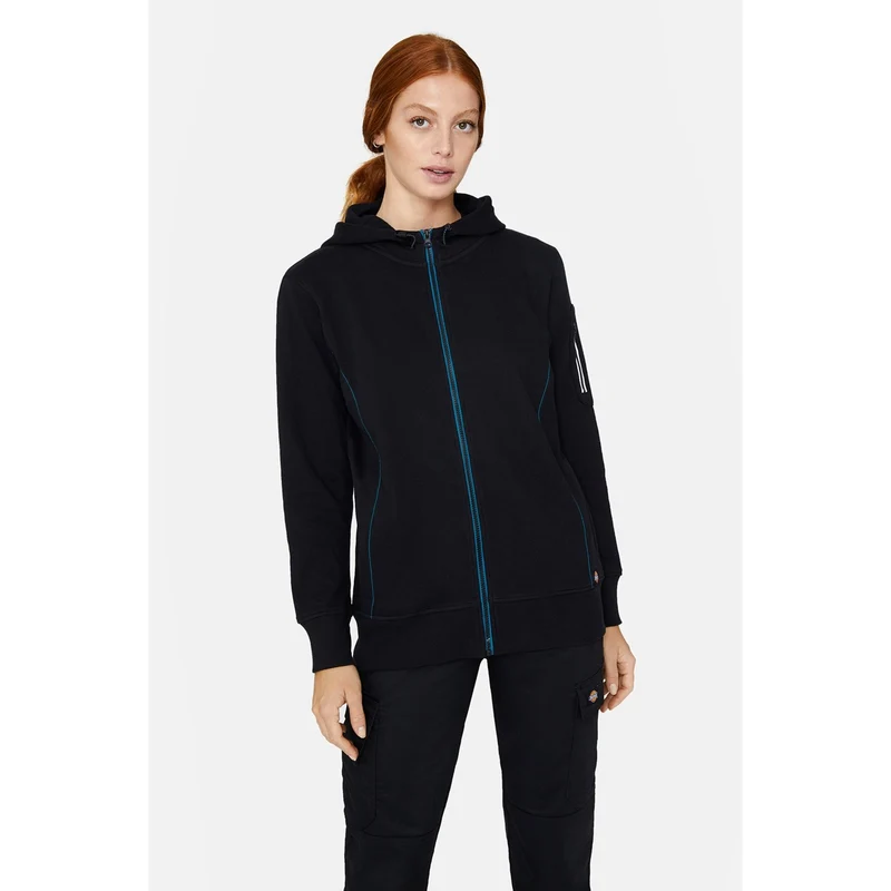 Dickies Performance-Hoodie für Damen – Schwarz