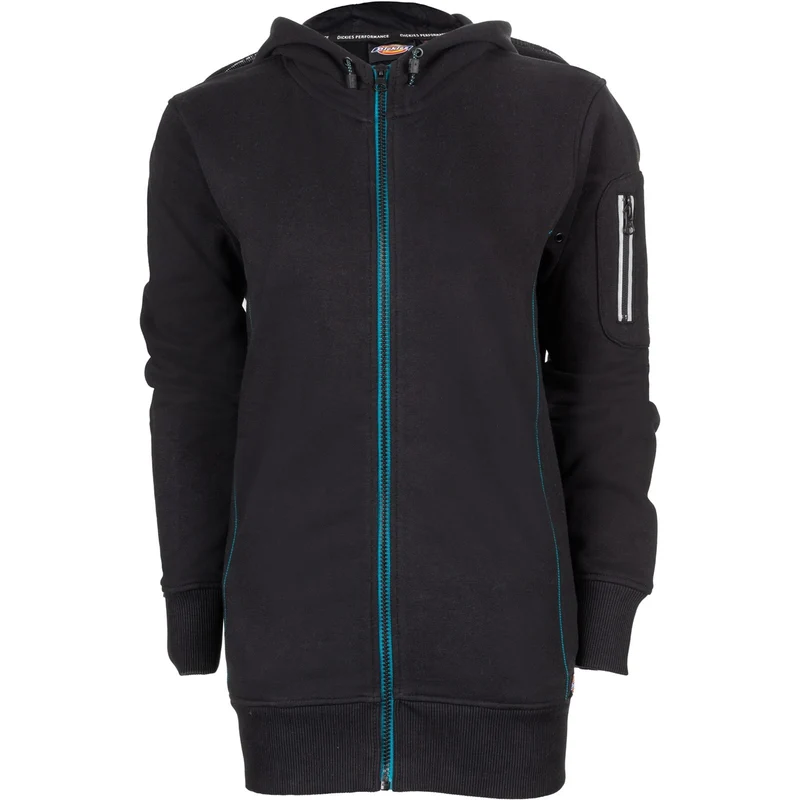 Dickies Performance-Hoodie für Damen – Schwarz