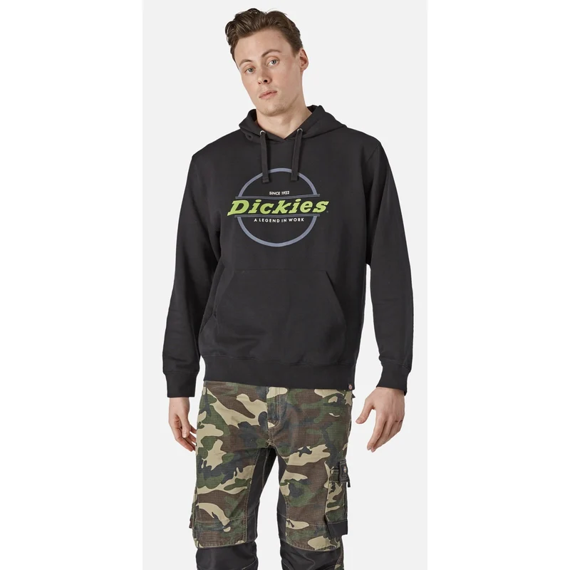 Dickies Herren Towson Graph Kapuzenpullover – Schwarz