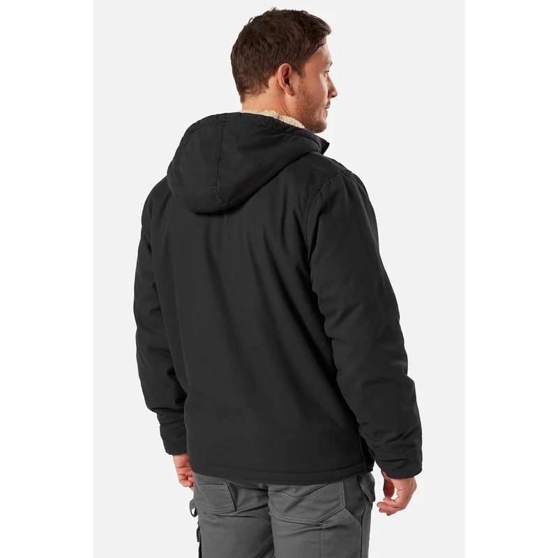 Dickies Herren-Entenjacke mit Sherpa-Futter – Schwarz