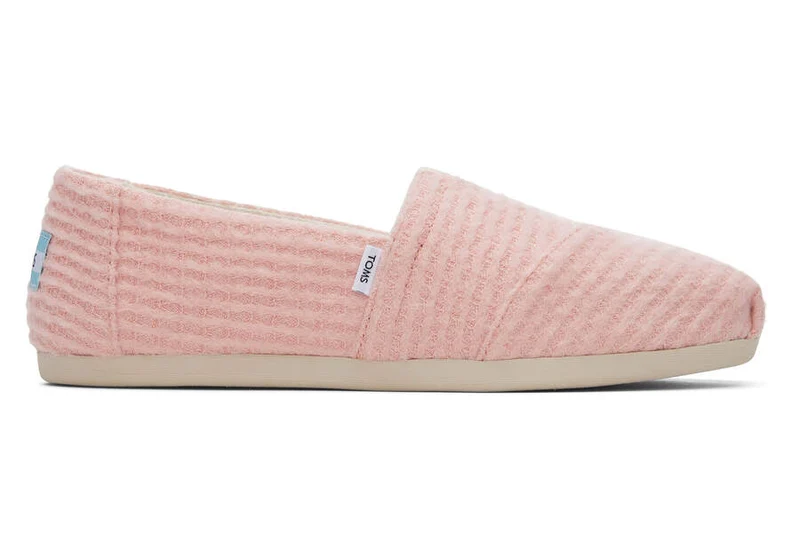 TOMS Damen Alpargata Repreve Waffelstrick-Espadrille – Pastellrosa