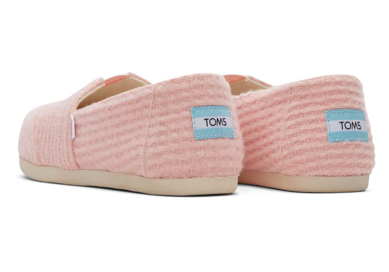 TOMS Damen Alpargata Repreve Waffelstrick-Espadrille – Pastellrosa