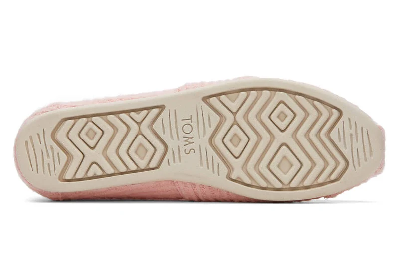 TOMS Damen Alpargata Repreve Waffelstrick-Espadrille – Pastellrosa