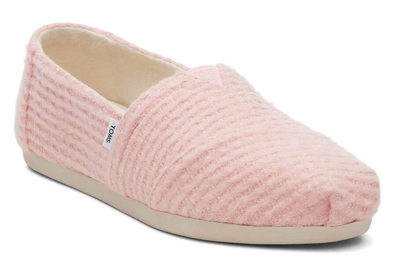 TOMS Damen Alpargata Repreve Waffelstrick-Espadrille – Pastellrosa