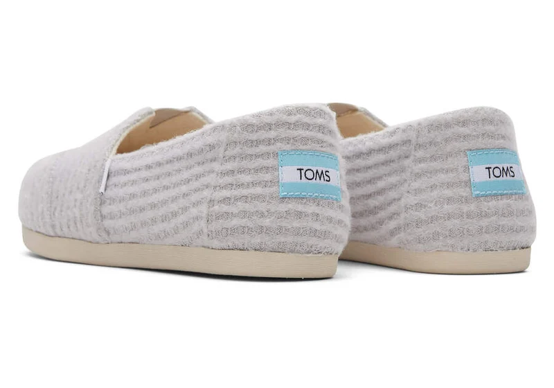 TOMS Damen Alpargata Repreve Waffelstrick-Espadrille – Wolkengrau