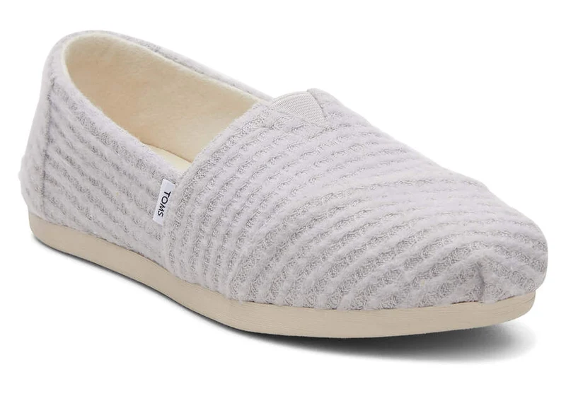 TOMS Damen Alpargata Repreve Waffelstrick-Espadrille – Wolkengrau