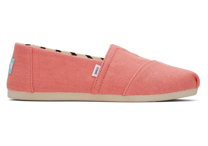 TOMS Damen Alpargata Heritage Canvas Espadrille – Pfirsich