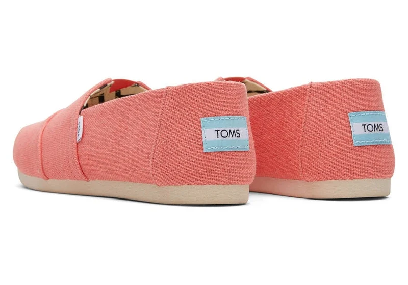 TOMS Damen Alpargata Heritage Canvas Espadrille – Pfirsich