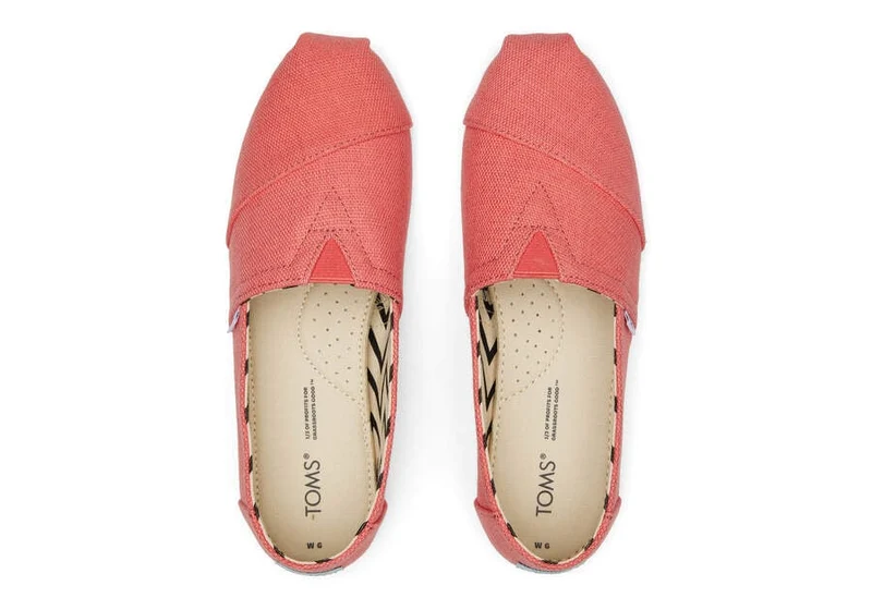 TOMS Damen Alpargata Heritage Canvas Espadrille – Pfirsich
