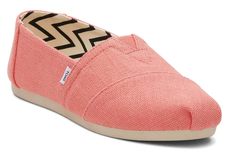 TOMS Damen Alpargata Heritage Canvas Espadrille – Pfirsich