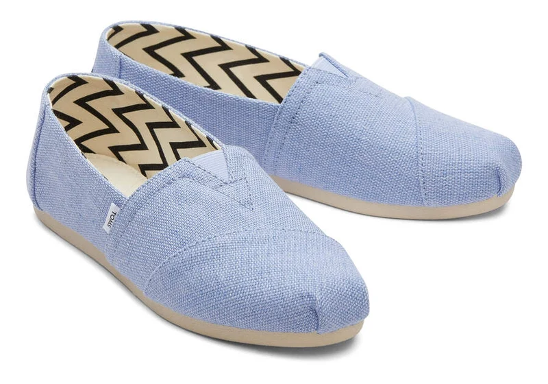 TOMS Damen Alpargata Heritage Canvas Espadrille – Cool Blue