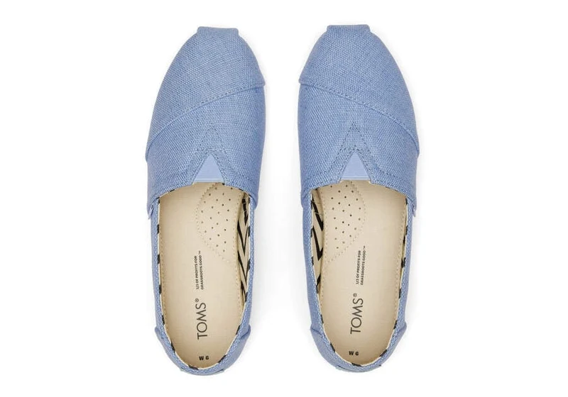 TOMS Damen Alpargata Heritage Canvas Espadrille – Cool Blue