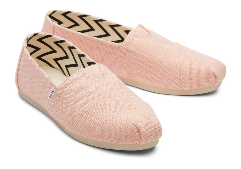 TOMS Damen Alpargata Heritage Canvas Espadrille – Pfirsich-Blush
