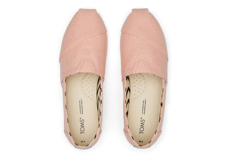 TOMS Damen Alpargata Heritage Canvas Espadrille – Pfirsich-Blush