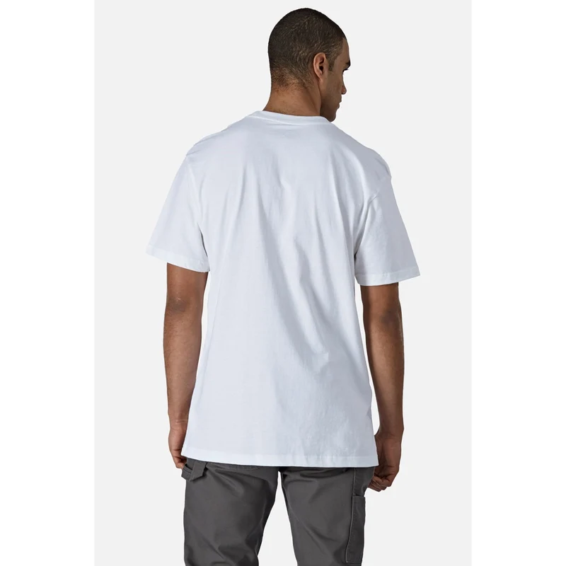 Dickies Kurzärmliges Herren-T-Shirt aus Baumwolle – Weiß