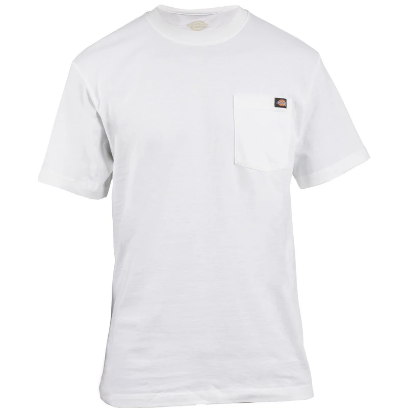 Dickies Kurzärmliges Herren-T-Shirt aus Baumwolle – Weiß