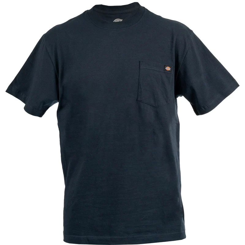 Dickies Kurzärmliges Herren-T-Shirt aus Baumwolle – Marineblau