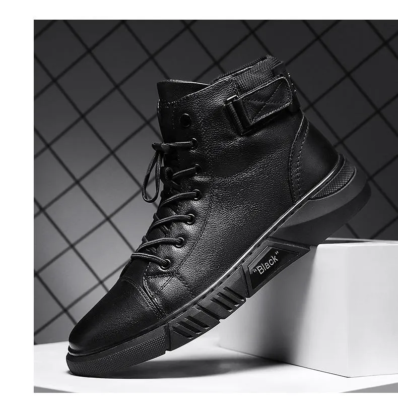 Robuste Schwarze Herrenschuhe - Maxwell