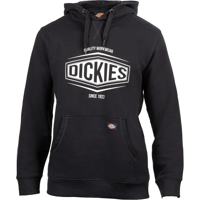 Dickies Herren Rockfield Kapuzenpullover – Schwarz