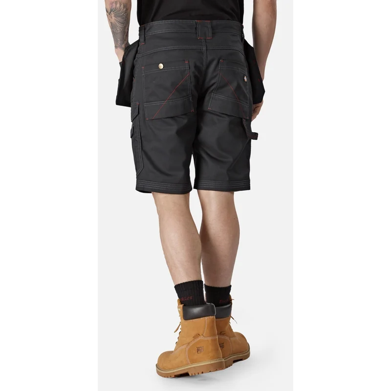 Dickies Herren Redhawk Pro Arbeitsshorts – Schwarz