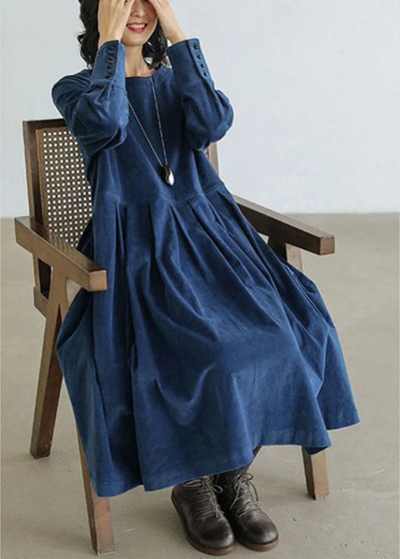 Corduroy Herbst/Winter Kleid - Emilia