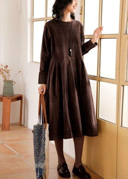 Corduroy Herbst/Winter Kleid - Emilia