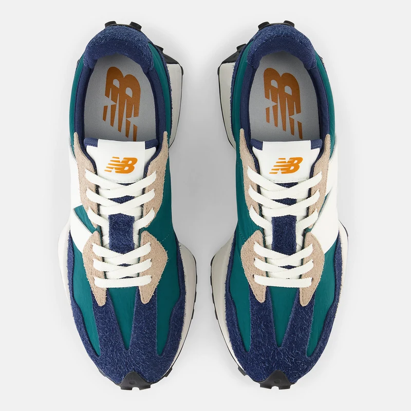 New Balance Herren 327 Fashion Trainer – Blaugrün