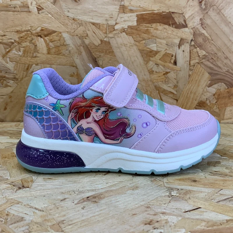 Geox Kinder Disney Die kleinen Meerjungfrau-Trainer – Pink / Watersea