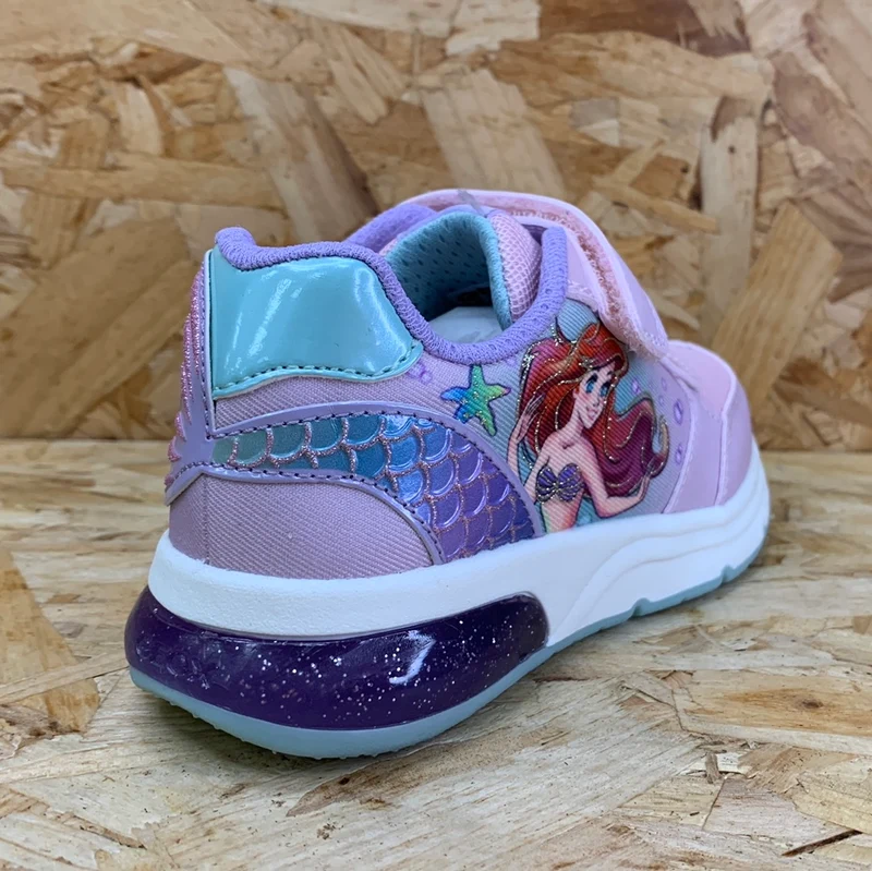 Geox Kinder Disney Die kleinen Meerjungfrau-Trainer – Pink / Watersea