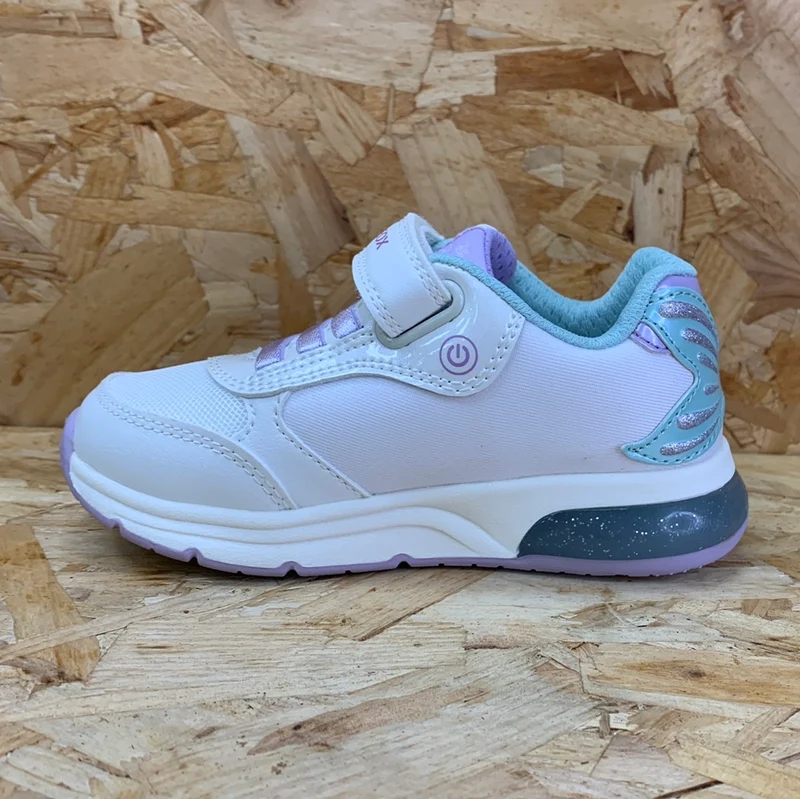 Geox Kinder Disney Die kleinen Meerjungfrau-Trainer – Weiß / Watersea
