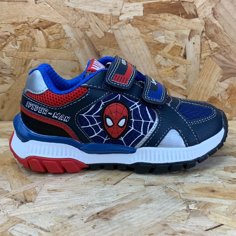 Geox Kinder Marvel Spiderman Turnschuhe - Blau / Rot