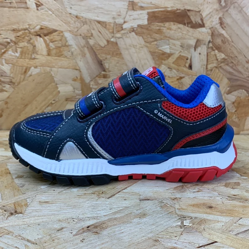 Geox Kinder Marvel Spiderman Turnschuhe - Blau / Rot