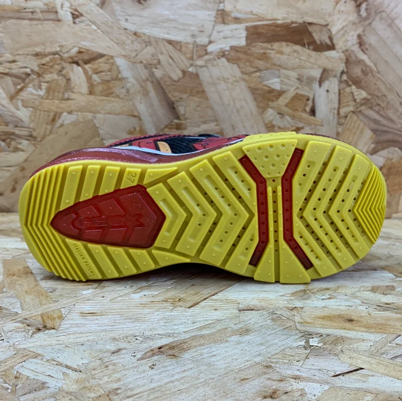 Geox Kinder Marvel Iron Man-Trainer – Schwarz / Rot