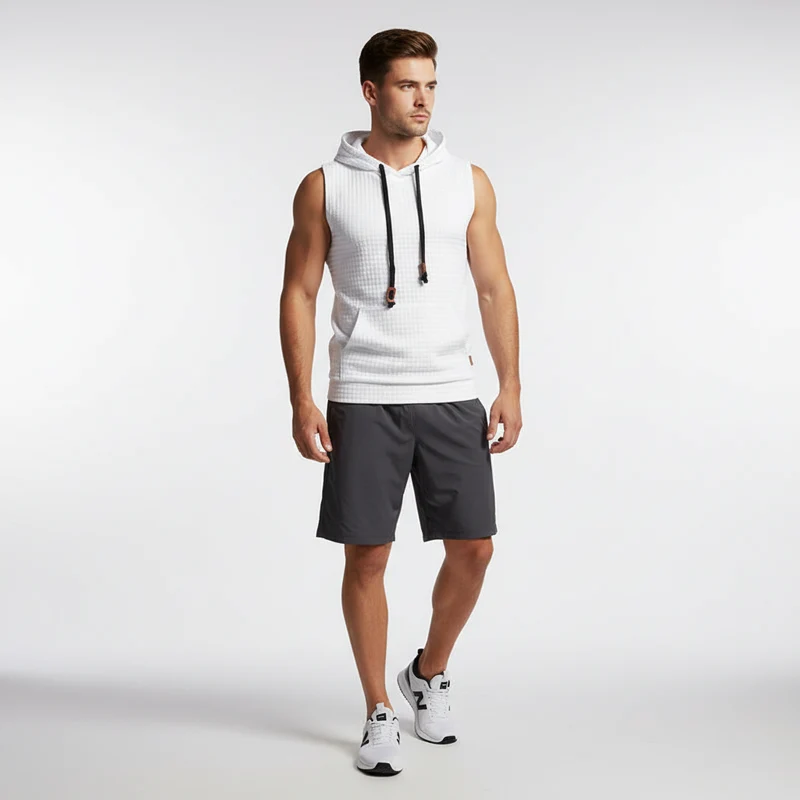 Ärmelloses Sportshirt Mit Kapuze - Hoodryve