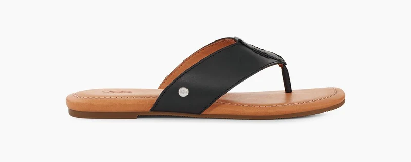 UGG Damen Carey Flip Flop – Schwarz