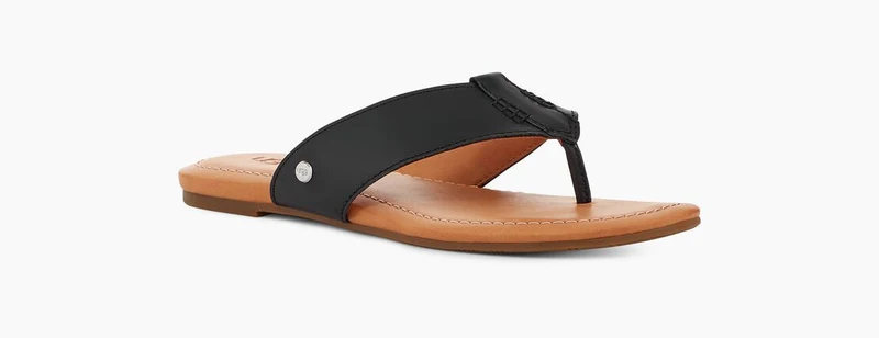 UGG Damen Carey Flip Flop – Schwarz