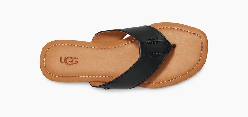 UGG Damen Carey Flip Flop – Schwarz