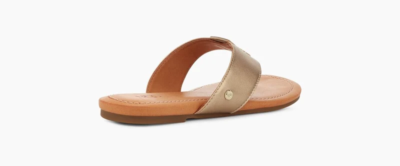UGG Damen Carey Flip Flop – Gold Metallic